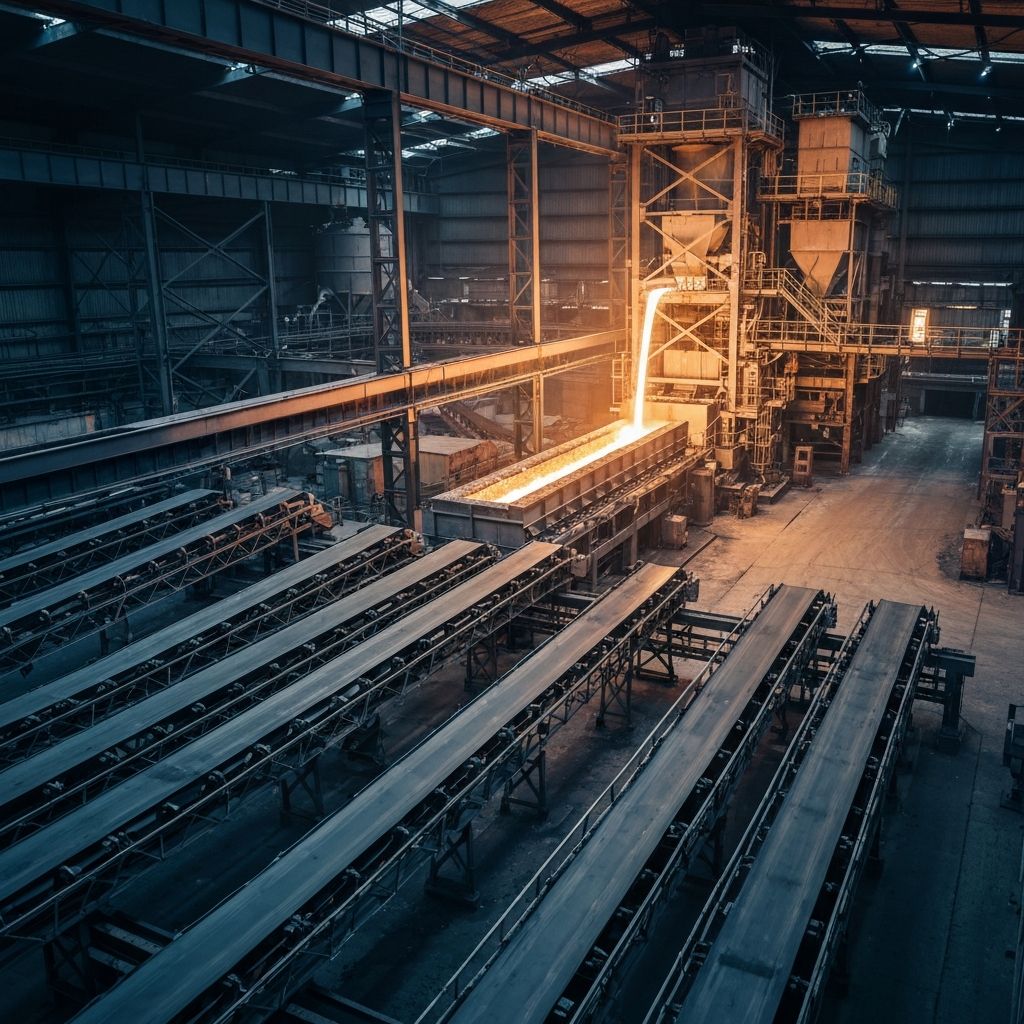 Industrial metal recycling facility
